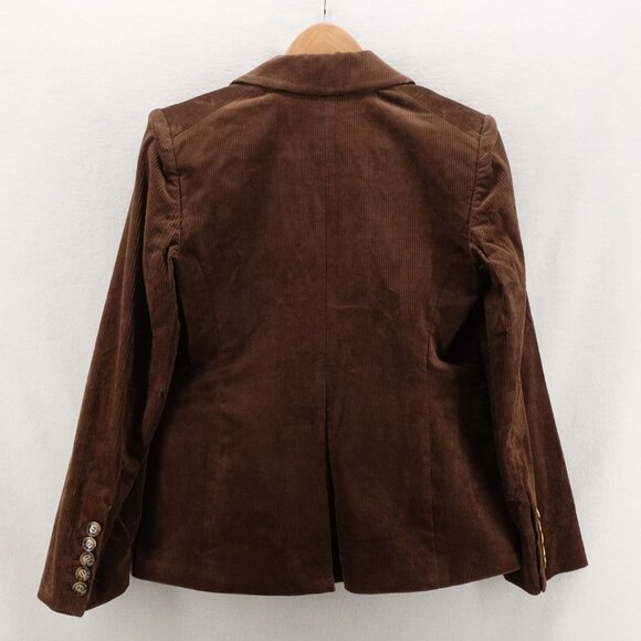 Veronica Beard Reagan Corduroy Dickey Jacket Dark Cocoa 4 - Picture 6 of 16